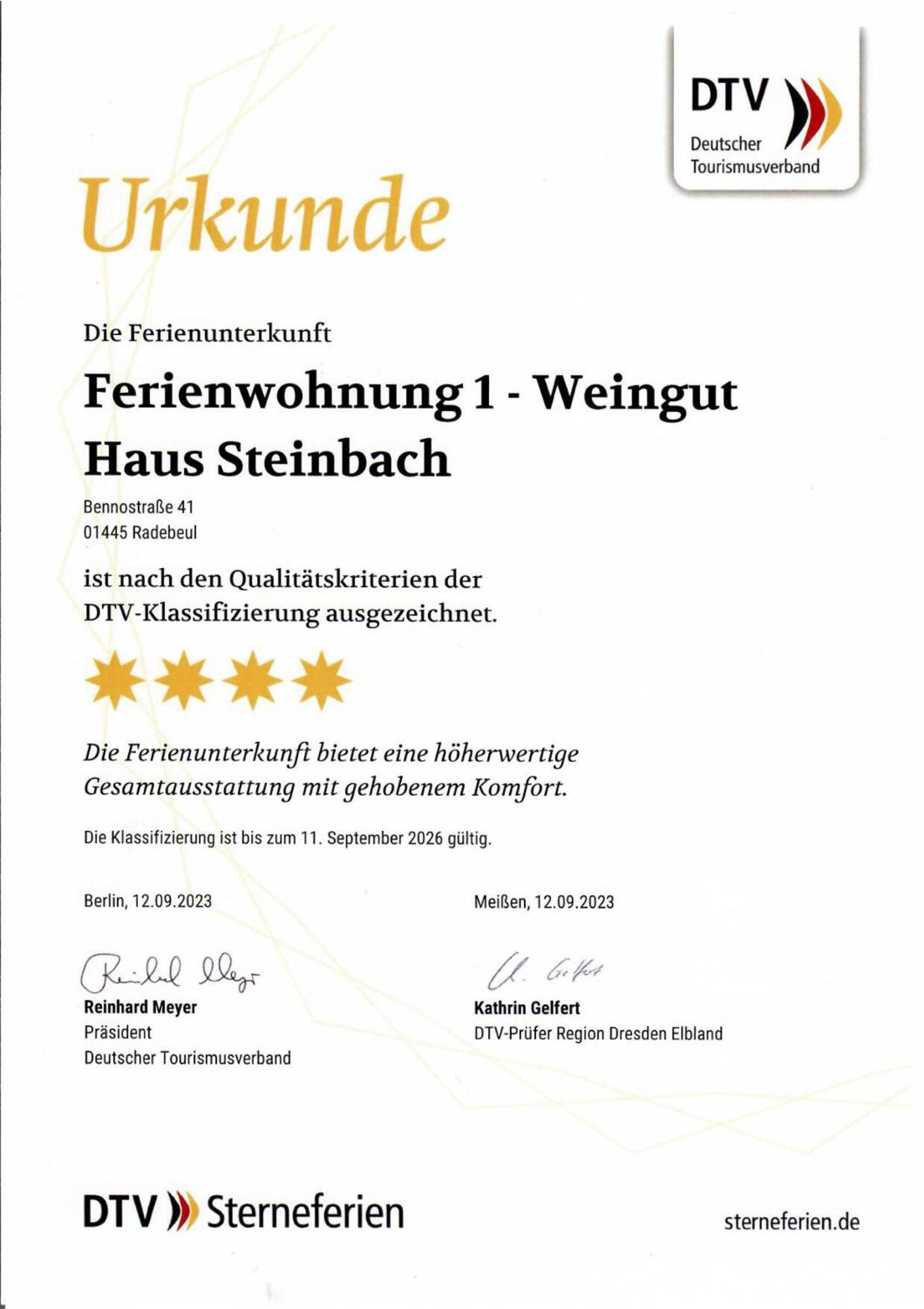 Weingut Haus Steinbach Villa Radebeul Room photo